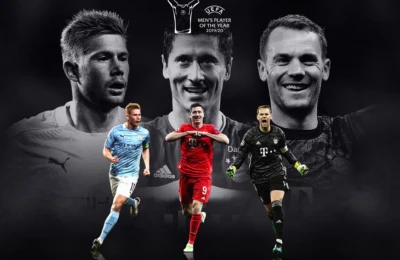 Announced 3 fans of the title “Best Player of the Year”